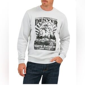 Wrangler® Men's John Denver Graphic Fleece Pullover